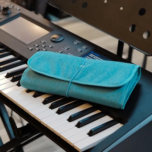 Guitar Accessories Case - Foldable Organizer with Multiple Pockets, Convenient