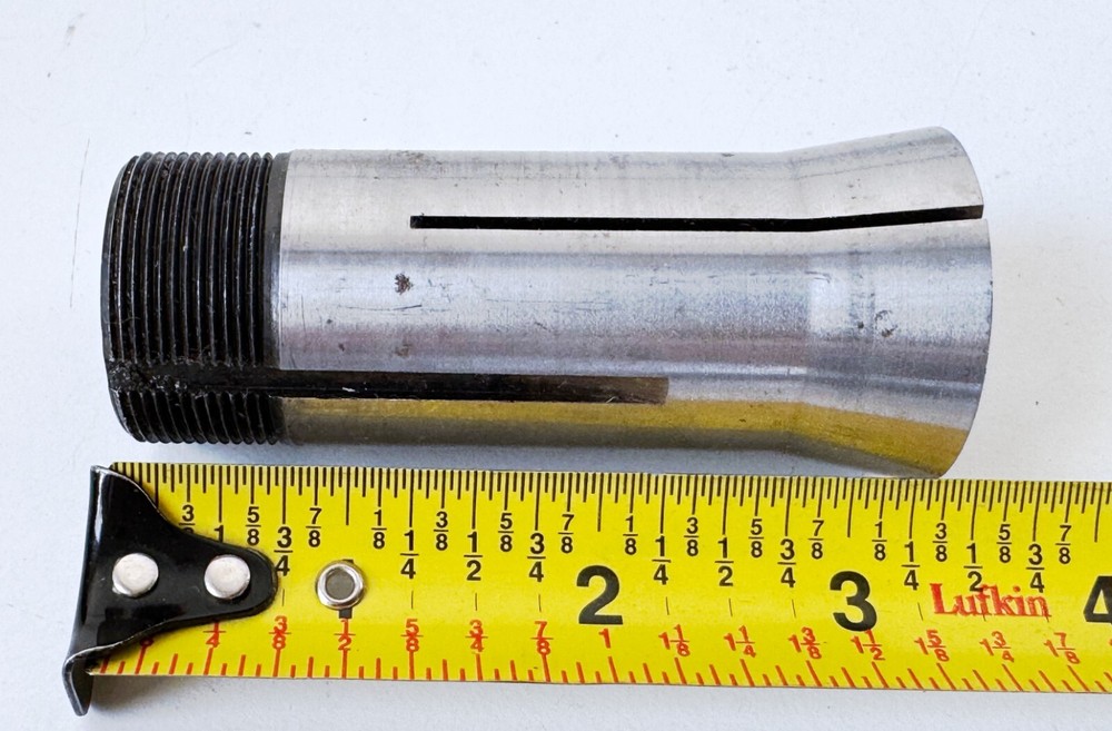 HARDINGE E2 5C Emergency Collet Internal & External Threads .833" Counter Bore