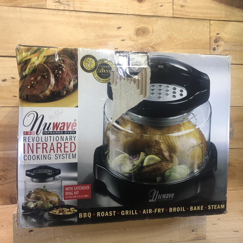 NUWAVE PRO INFRARED OVEN & EXTENDER RING, Never Used.