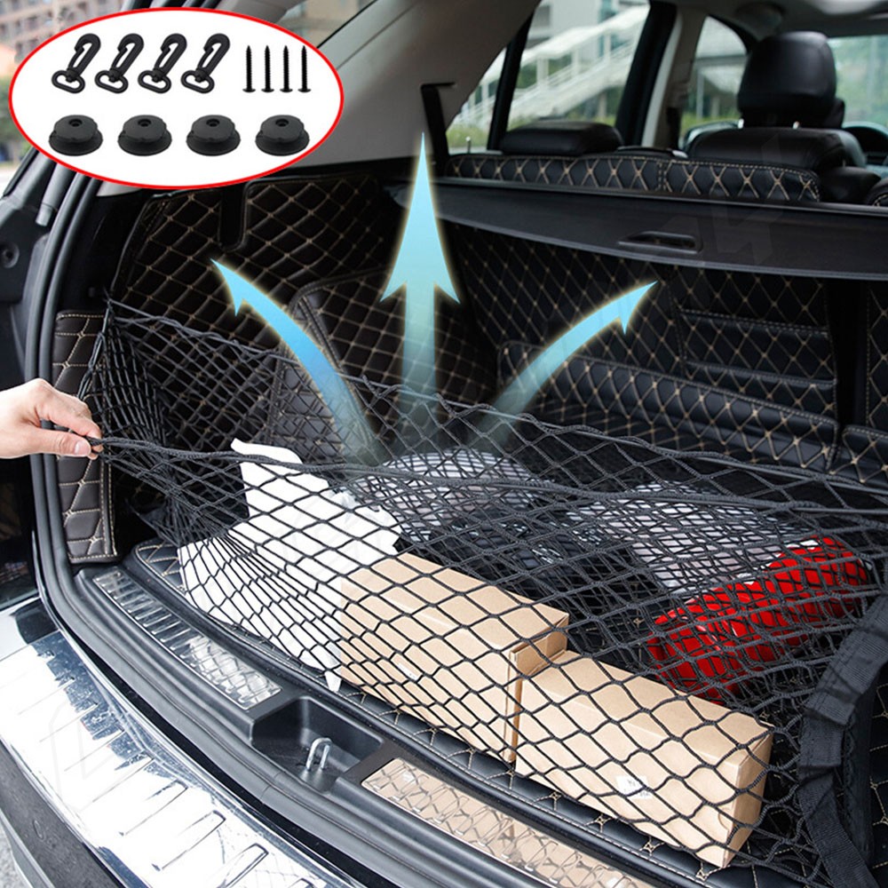 Rear Trunk Envelope Style Mesh Organizer Cargo Net FOR SUBARU OUTBACK 2000-2025