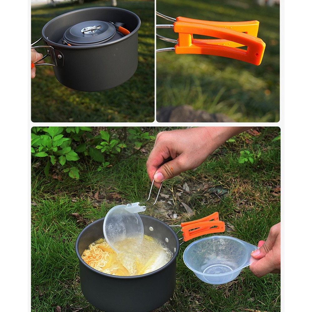 Portable 4-Person Camping Cookware Set SSBU