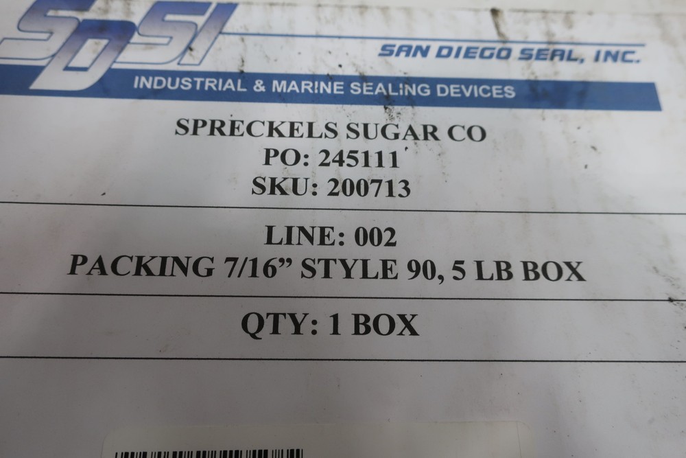 Sdsi STYLE 90 Packing 7/16in 5lb