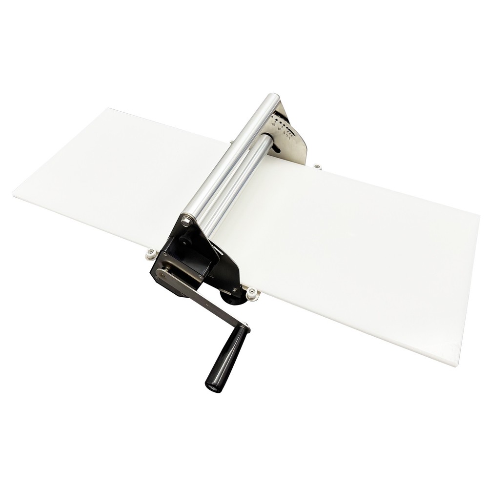 Hand-Crank Dough Roller Puff Pastry Maker 12" PP Material Kitchen Bakery Tool
