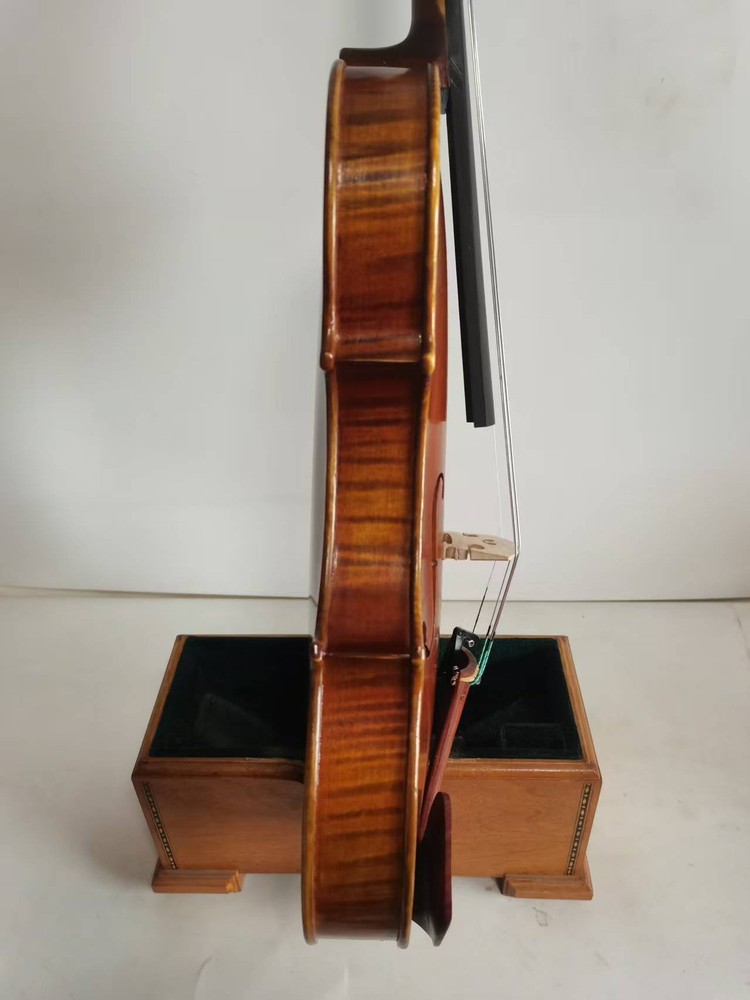 Master 4/4 violin Maggini model Flamed maple back spruce top hand made K0260