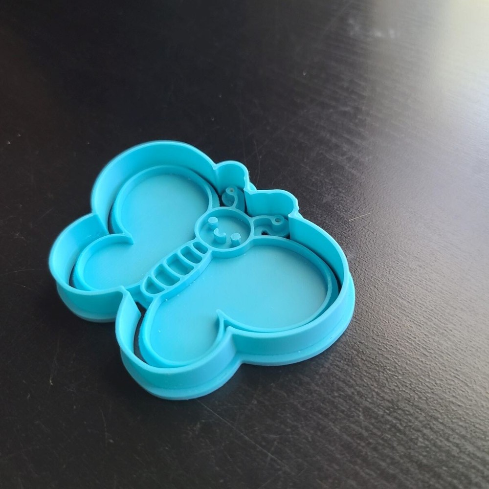 Cookie Cutter & Stamp Butterfly Blue