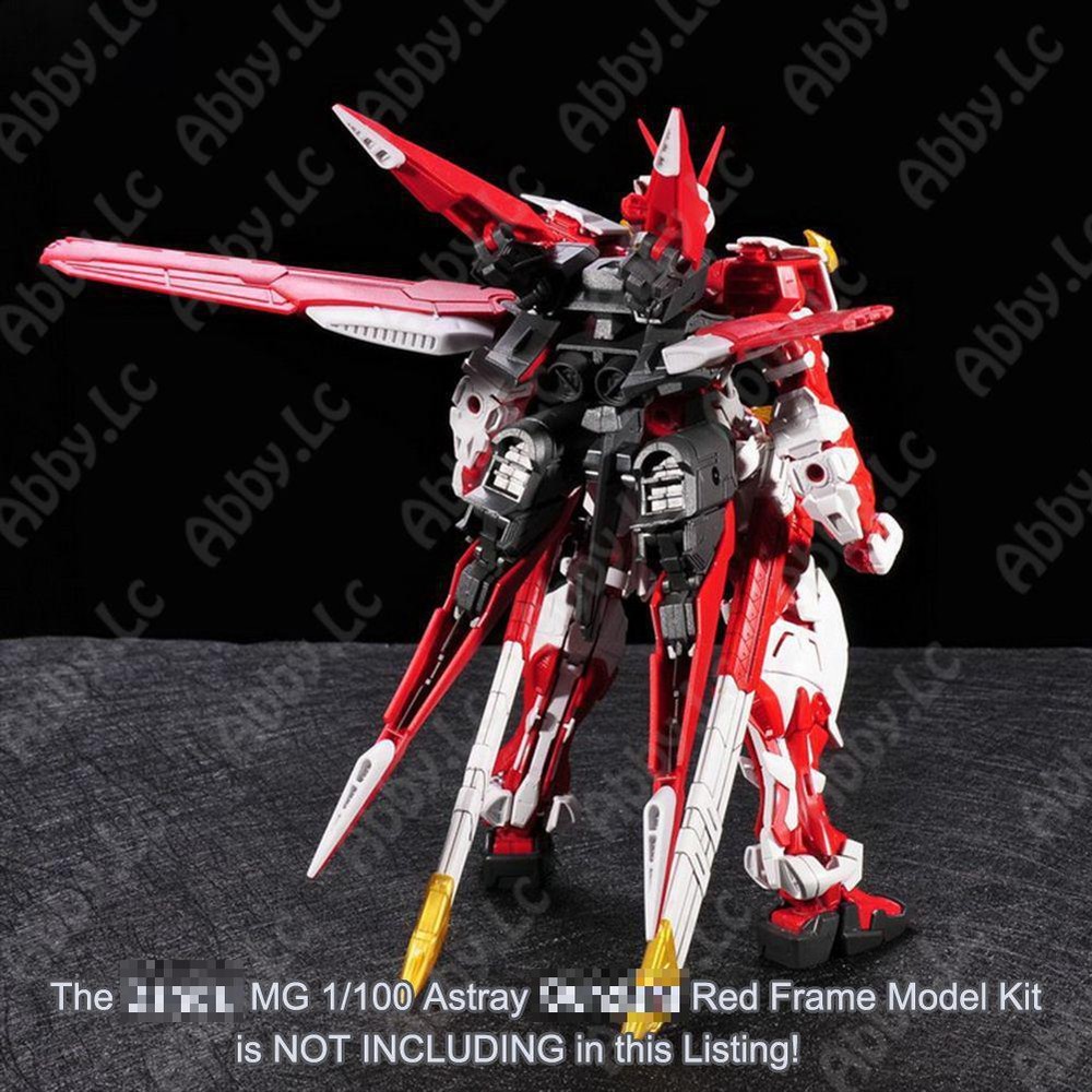 for MG 1/100 Astray Red Blue Frame EW Fly Unit Backpack Model Kit w/ Decal