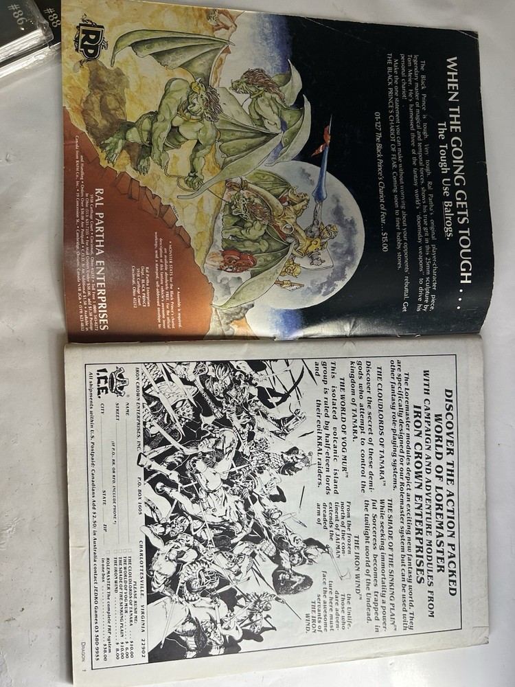 TSR: Dragon Magazine: Issue • #85