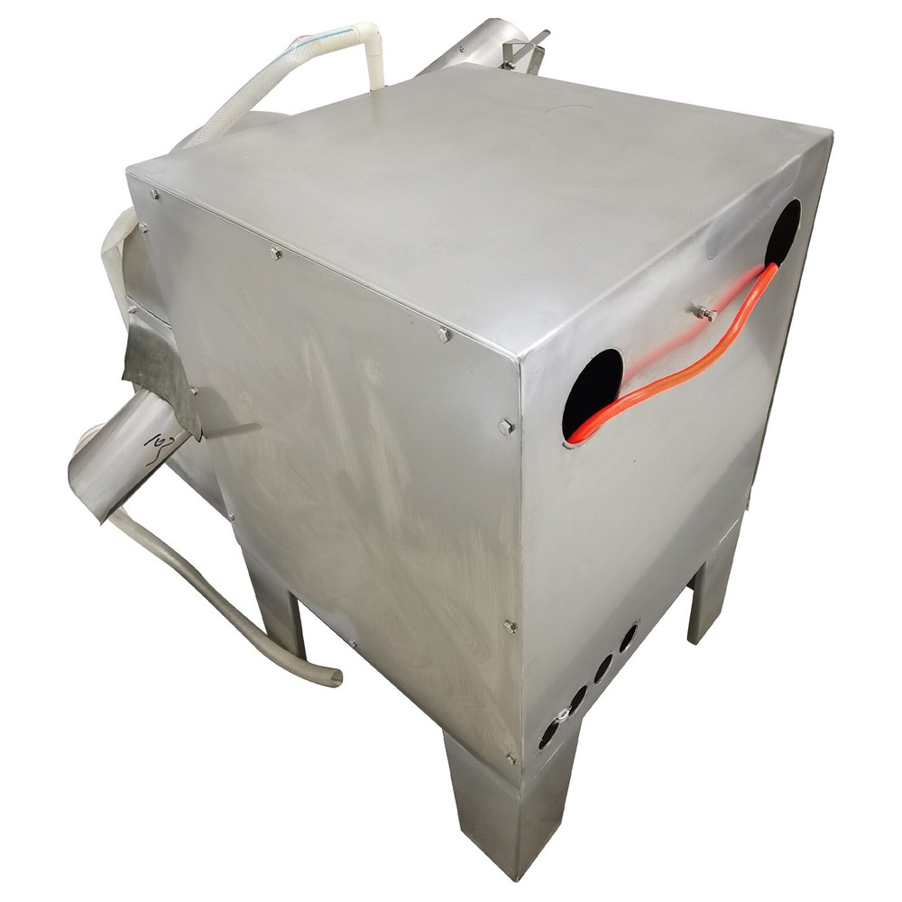 Single Row Electric Egg Shell Washer Cleaner Auto Egg Surface Washing Machine