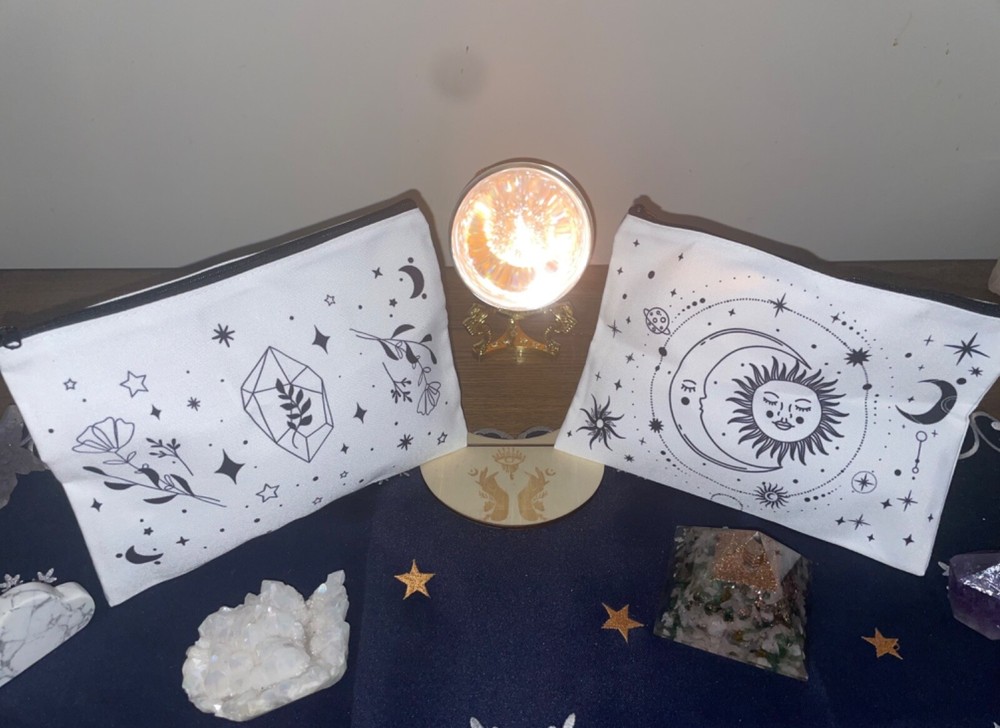 tarot and crystal bag clutches
