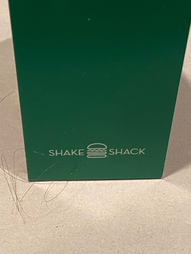 Shake Shack #12 Plastic Green Table Tent *Pre Owned* ddd1