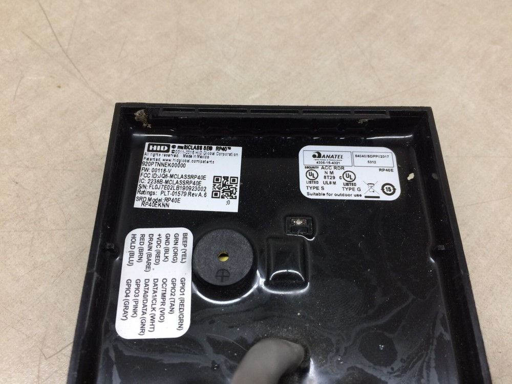 HID Multi Class SE RP40E Contactless Smart Card Reader Wall Switch