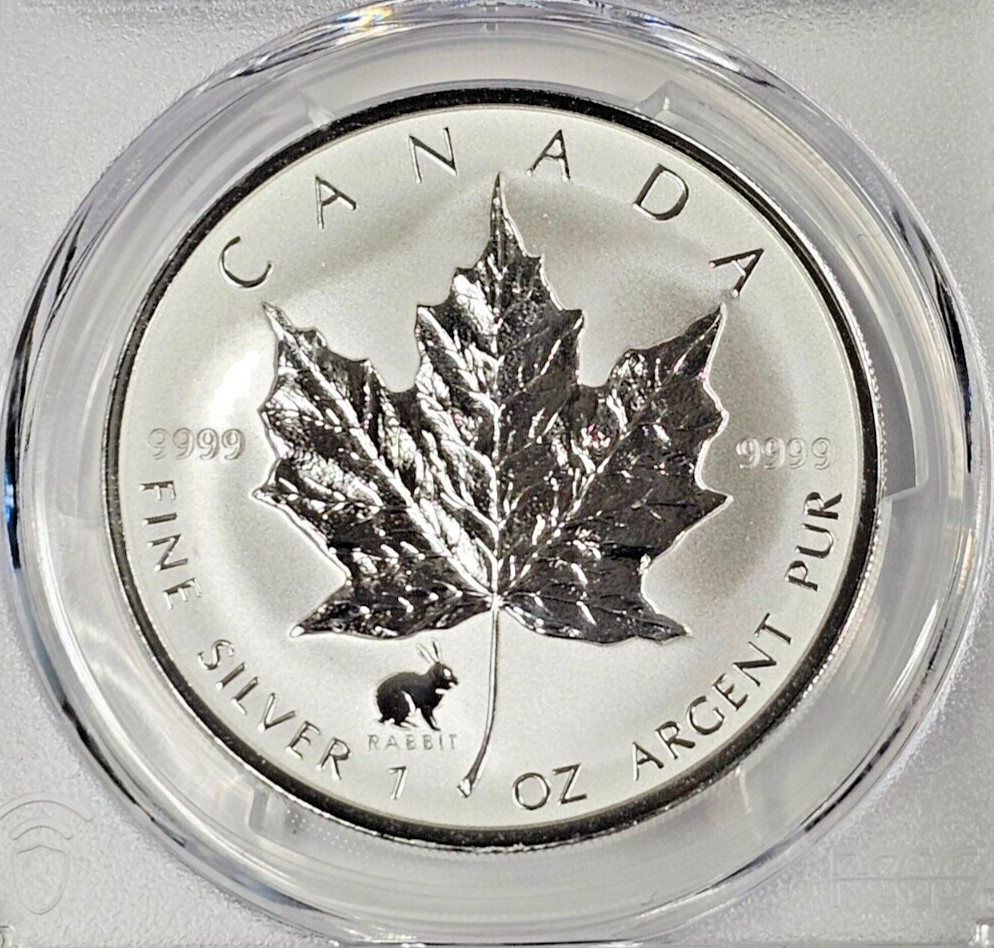 1999 Canada $5 ML Rabbit Privy Silver Coin PCGS SP69