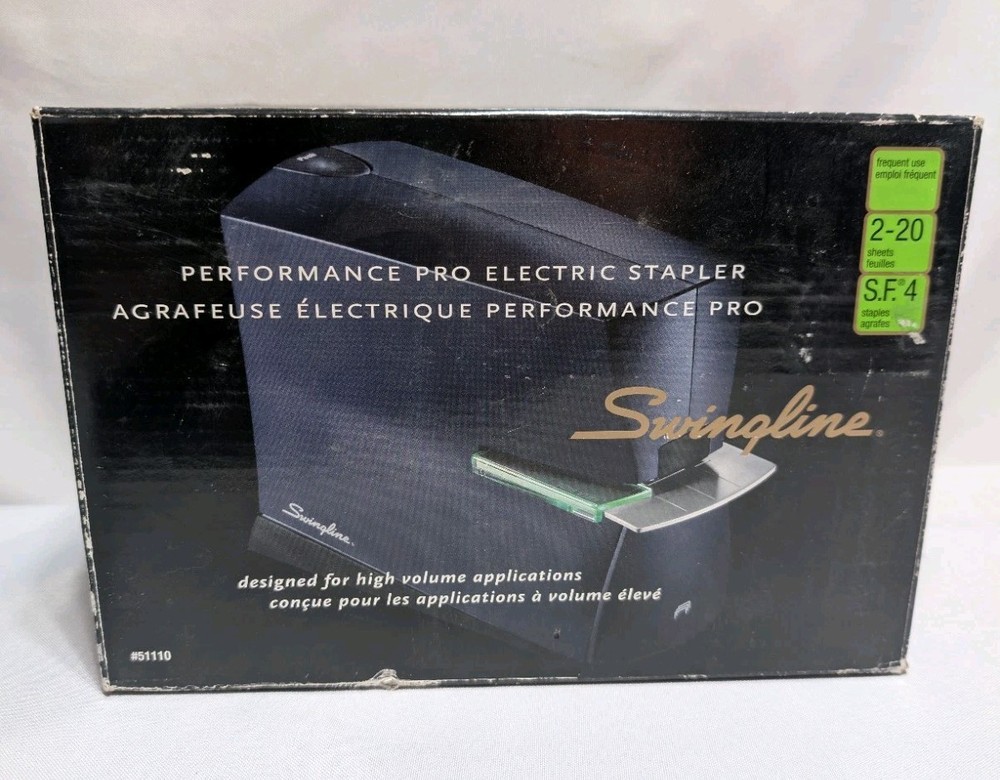 Swingline Performance Pro Electric Stapler Heavy Duty - Model 51110 NEW Open Box