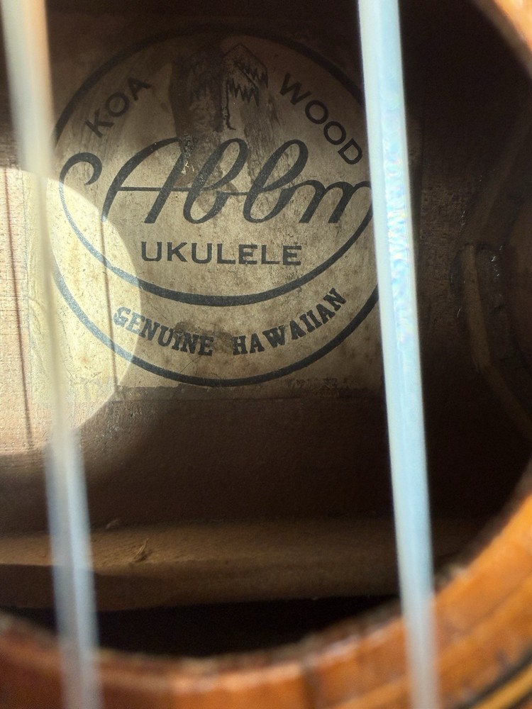Vintage Koa Soprano Hawaiian Ukulele
