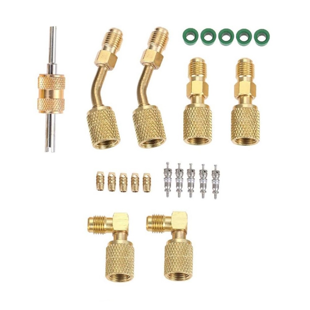 1 Set R410A Adapter Kit Mini Split Adapter 5/16 -1/4 Coupler High Quality