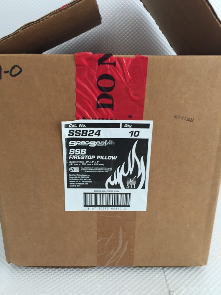 SPECSEAL SSB24 SSB FIRESTOP PILLOW 2"X4"X9"...178
