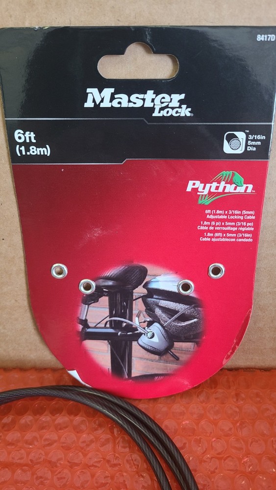 Python Cable Lock for Trail Camera Outdoor Equipment Locking Security Adjustable