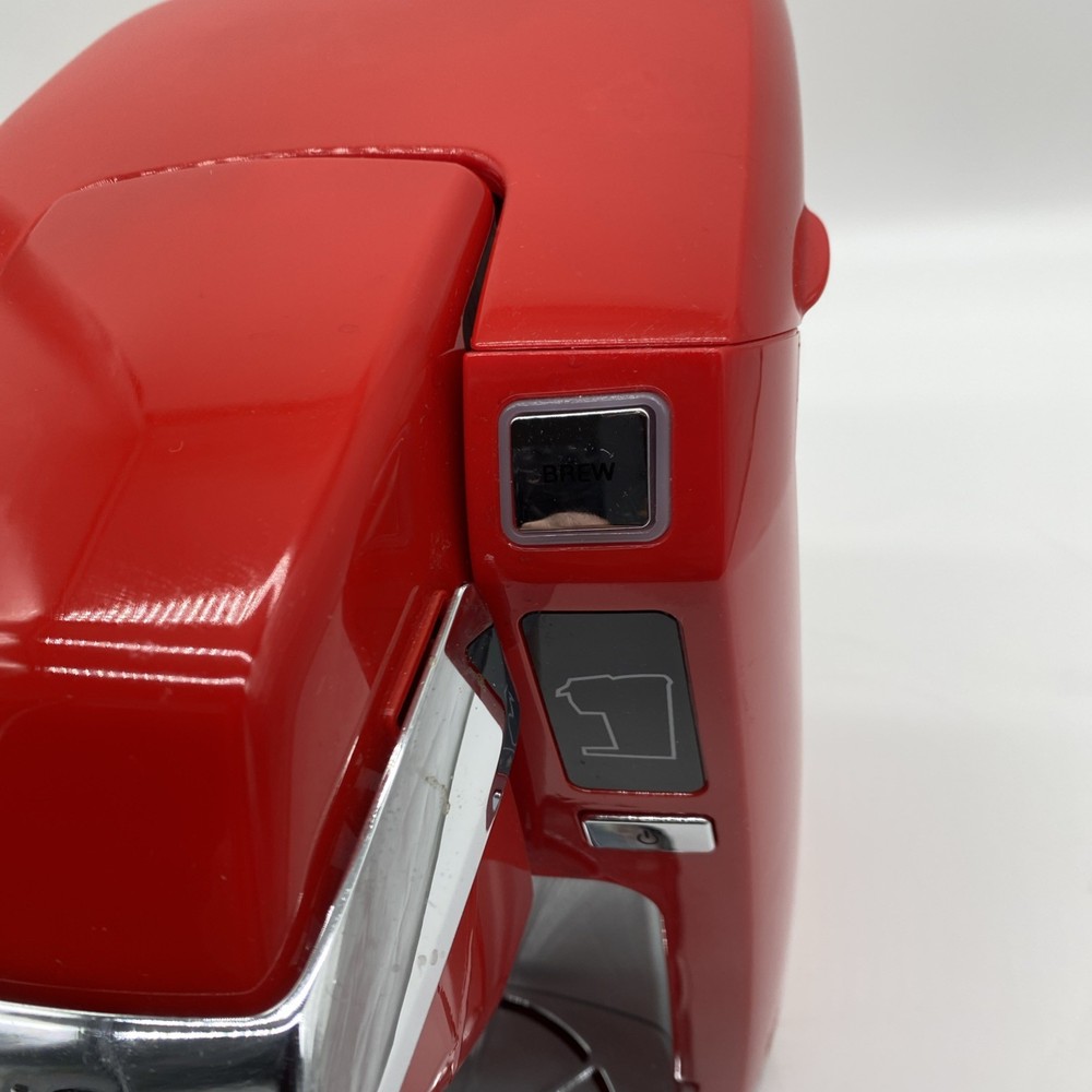 Keurig K10 Mini plus Coffee Maker Red Cleaned