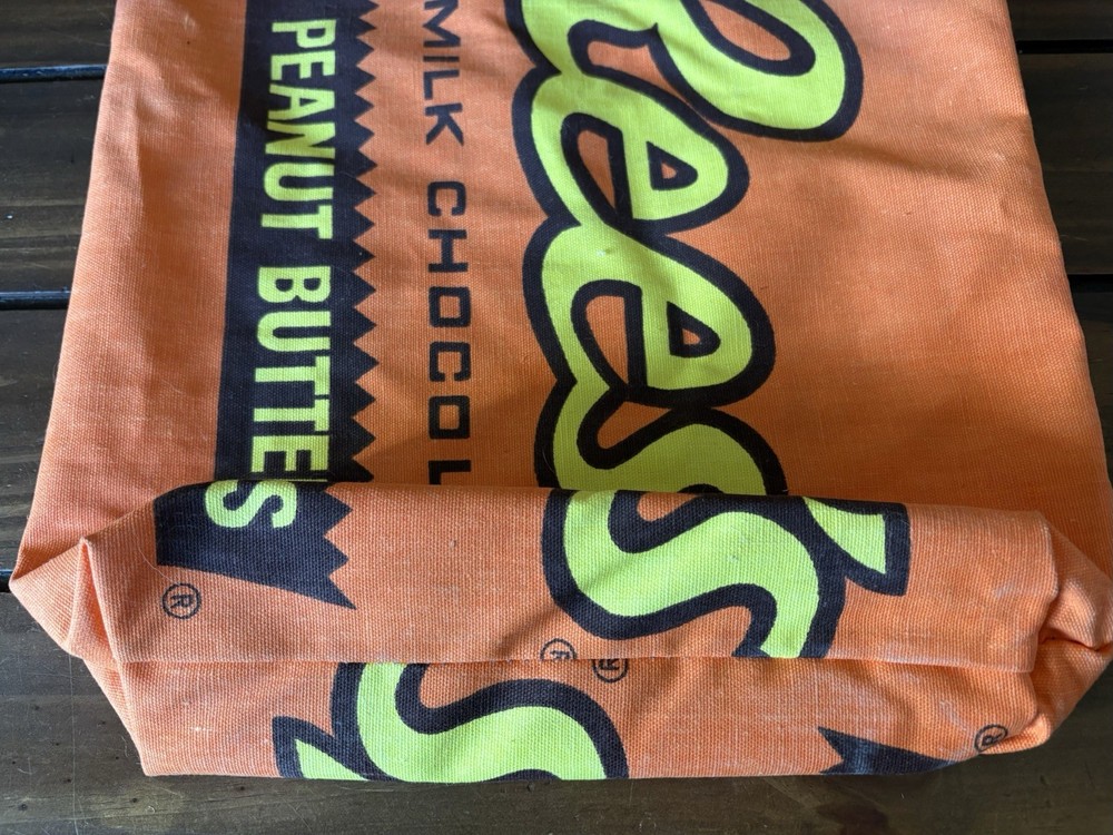 80s Reese’s Chocolate Tote Bag candy bar memorabilia