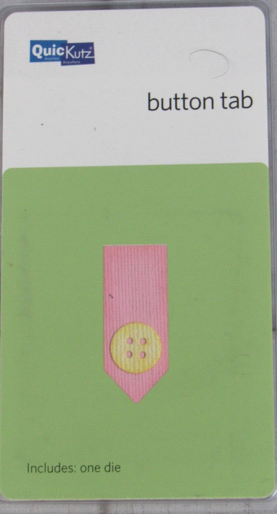 QuicKutz Button Tab 2x2, 1 Cutting Die Set RS-0672