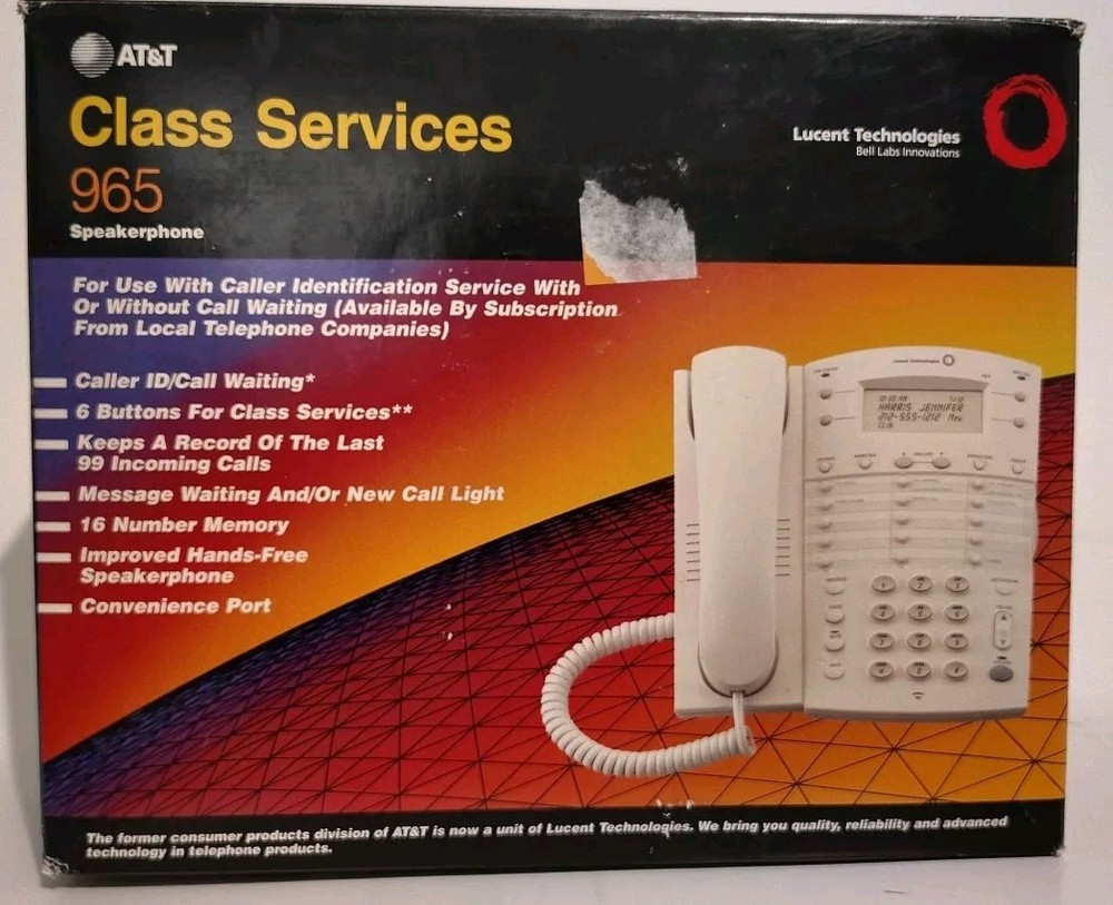 AT&T Class Services 965 Speakerphone