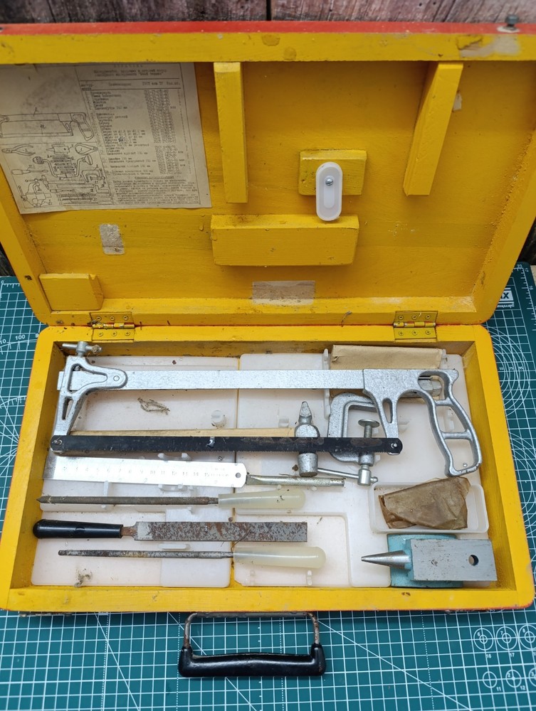 Children's Soviet set of locksmith tools "Young Technician.