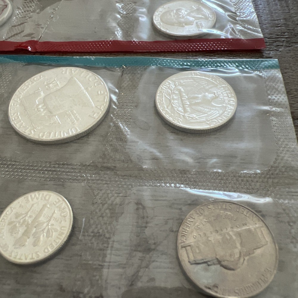 1963 P&D, U.S. Mint Silver Proof Set Exact Set Shown Missing 1 Half Dollar