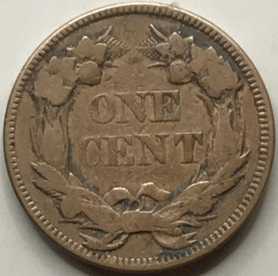 1857 Flying Eagle Cent Fine Condition Nice Type Coin
