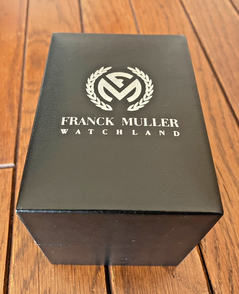 FRANCK MULLER Empty  WATCH BOX  good Condition #c45
