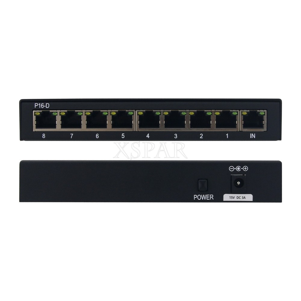 P16D 16-Channel Digital Distribution Module 24Bit Digital Splitter with Adapter