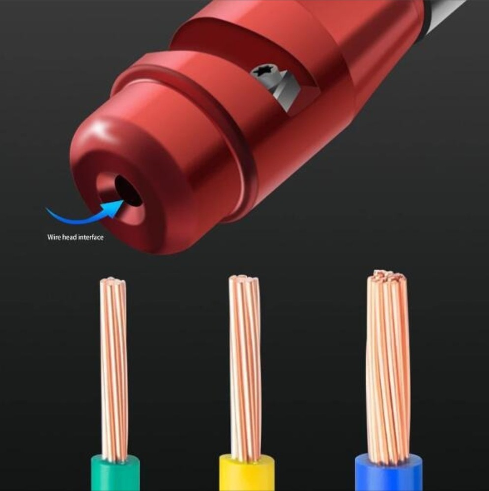 Electric Wire Stripper Fast Stripping Tool 2.5/4/6 Square Cable Peeling CASE