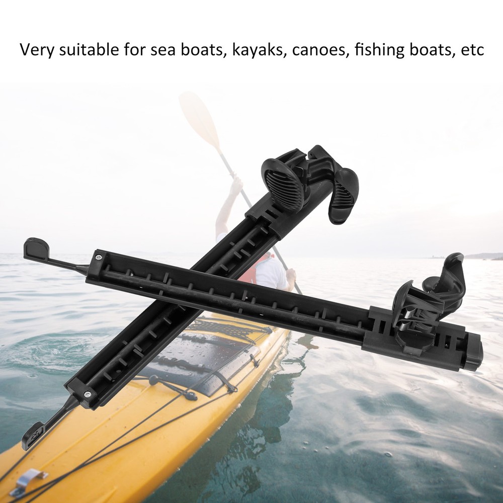 Adjustable Kayak Pedal For Direction Control Black Nylon Easy To Use