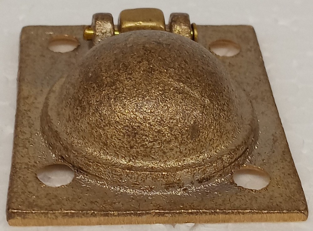 Lot of 6 Flush Ring Pull Brass Modern Hidden Knob Handle....................5C2