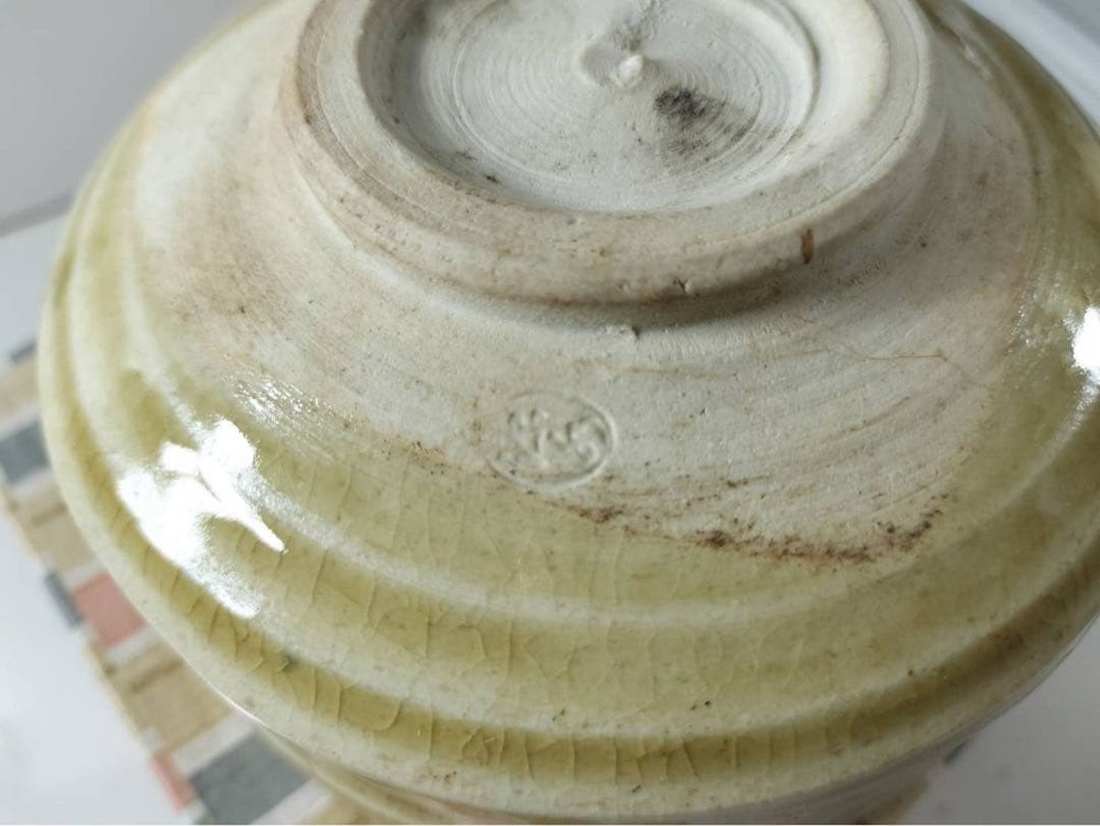 Tea Utensils ceramic cream color medium size