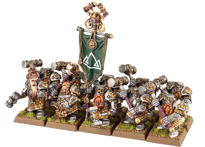 Warhammer TOW Dwarfen Mountain Holds Hammerers OR Longbeards (10)