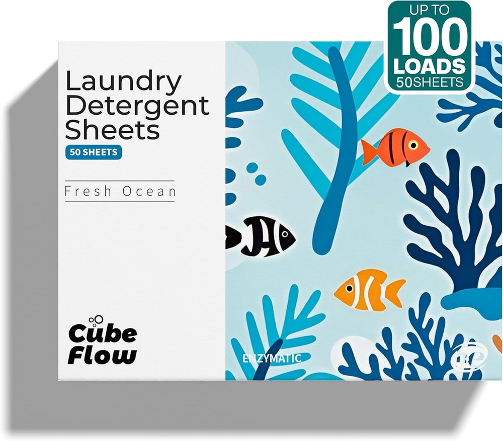 Laundry Deternt Sheets, Ebony Rose Scent - 100 Loads | 72-hour long