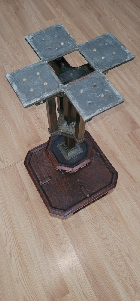 Game Table Antique with Hidden Draw Locks