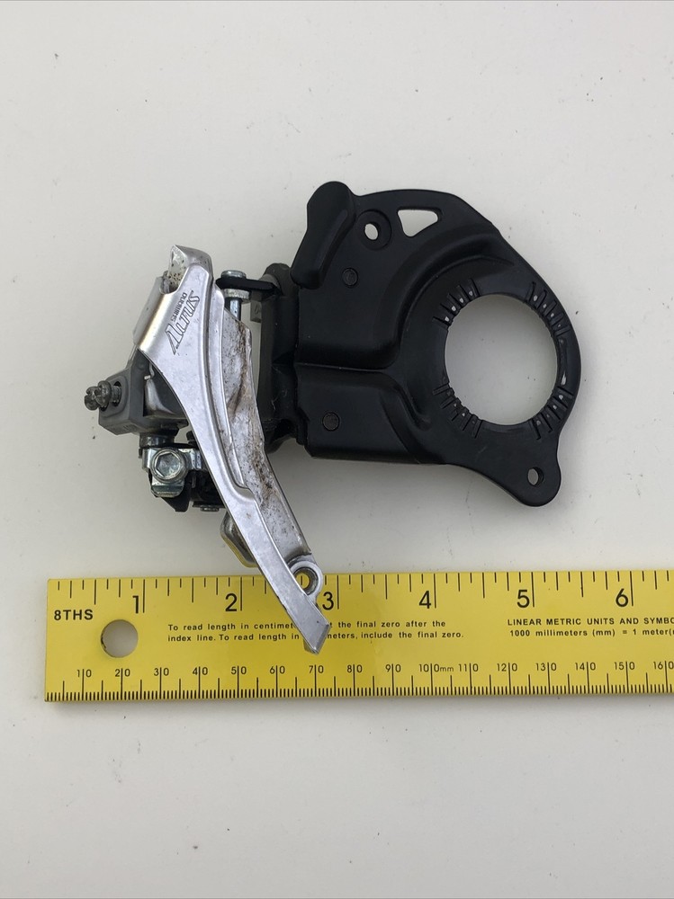 Vintage Shimano Altus Derailleur Front Triple Bottom Pull FD-CT90 Silver A06