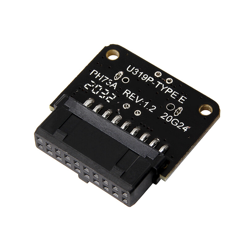 Motherboard Expansion Card USB3.0 Front 19PIN to 3.1 TYPE-C Front Type-E Adapter