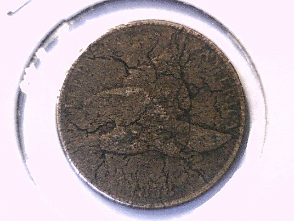 1858 Flying Eagle Cent Genuine Raw Ungraded 01223