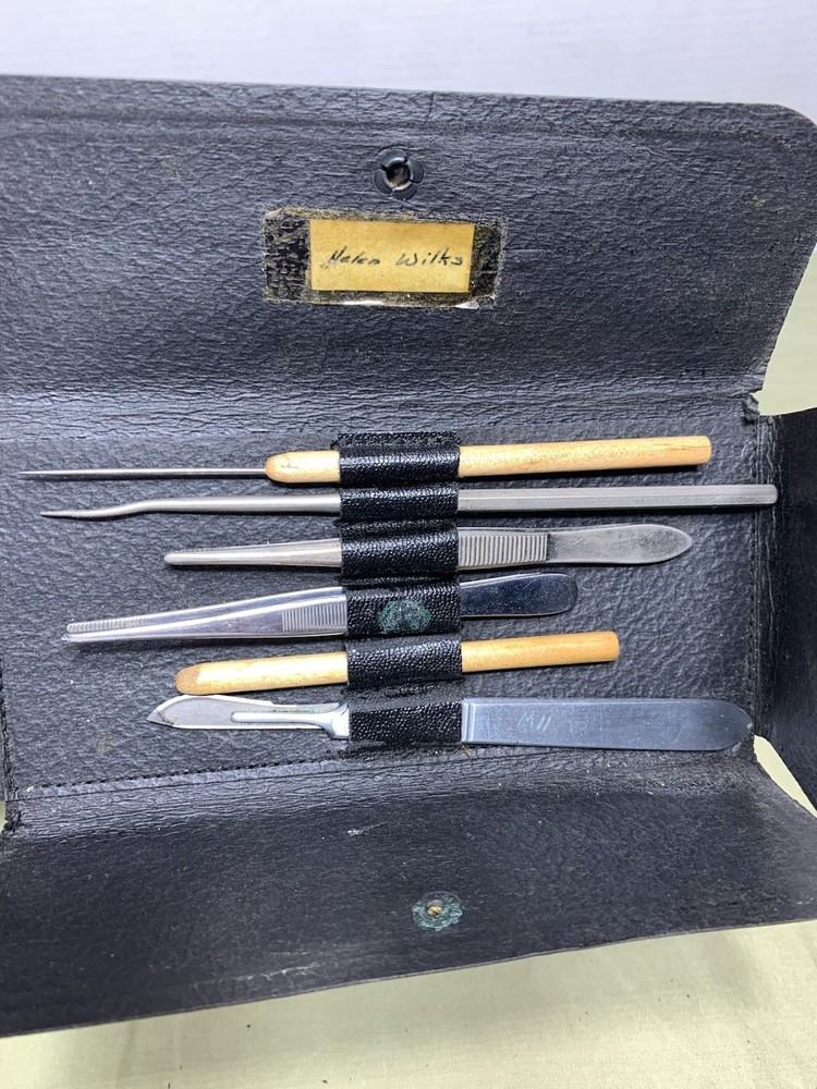 Vintage Dissection Kit w/ Tools & Case USA