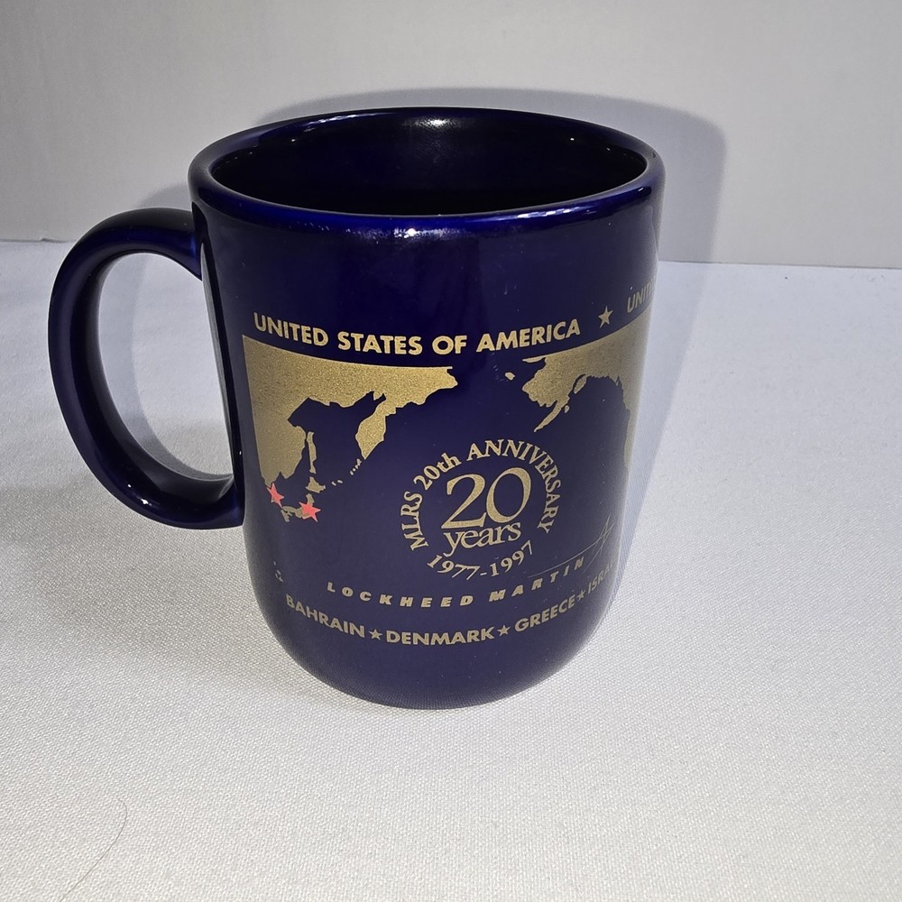 Lockheed Martin MLRS 20th Anniversary Coffee Mug Multiple Launch Rocket Systems