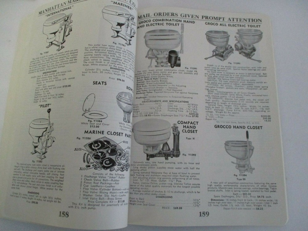 MANHATTAN MARINE Complete Reference Catalog 1962 Naval Architects, Yachtsmen +