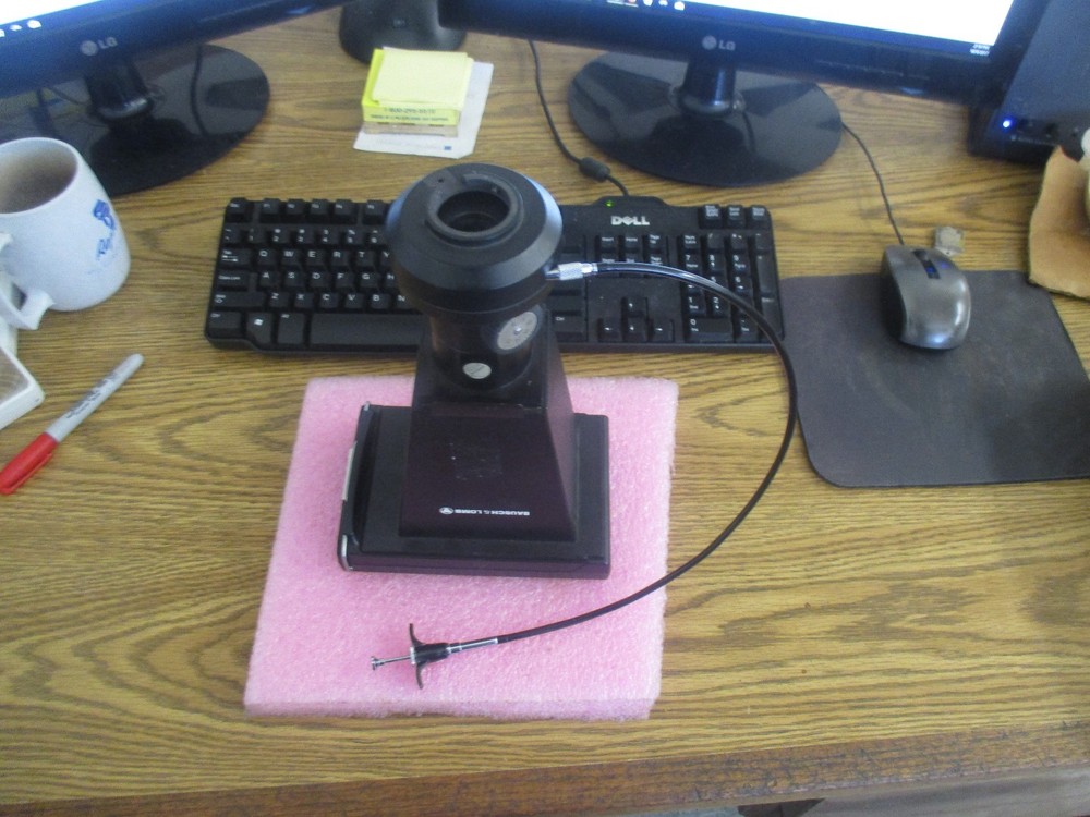 Bausch & Lomb / Polaroid Microscope Camera. Only marking is on inside: VA5271A