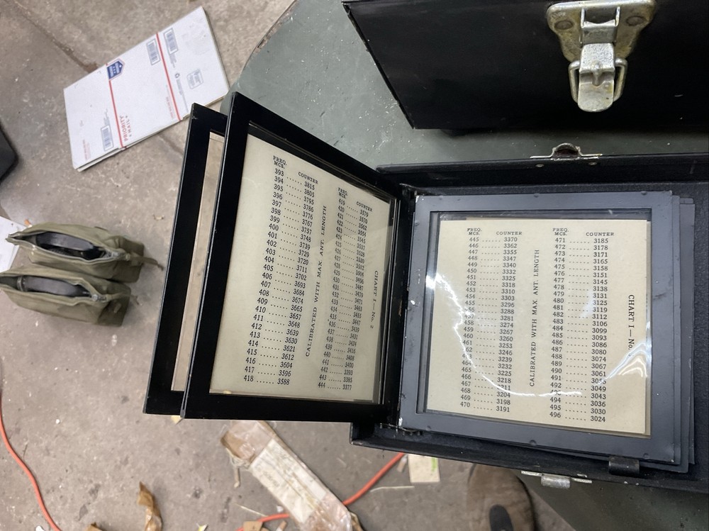 Military Radio WwII Ts-69a/ap Frequency Meter Test Set Complete