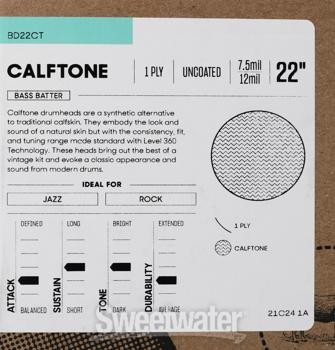 Evans Calftone Bass Drumhead - 22"