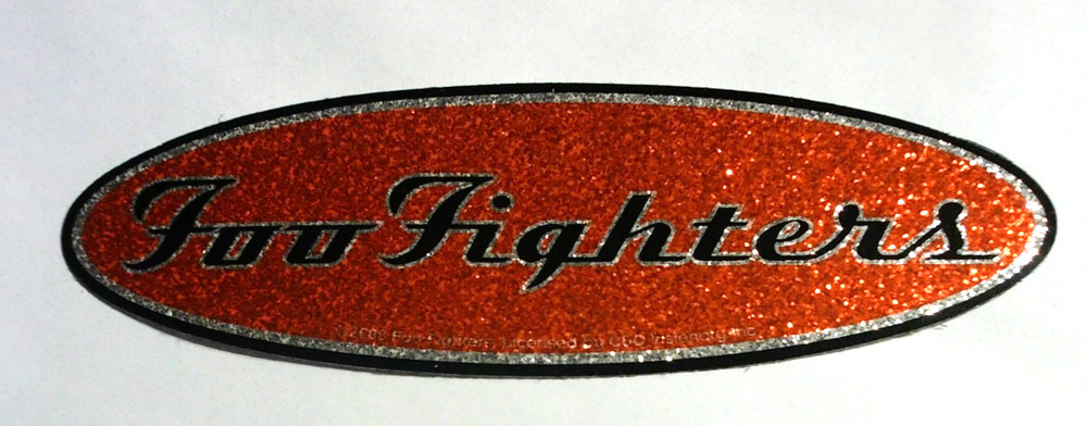 Foo Fighters Stickers (2) and Patch (1) lot