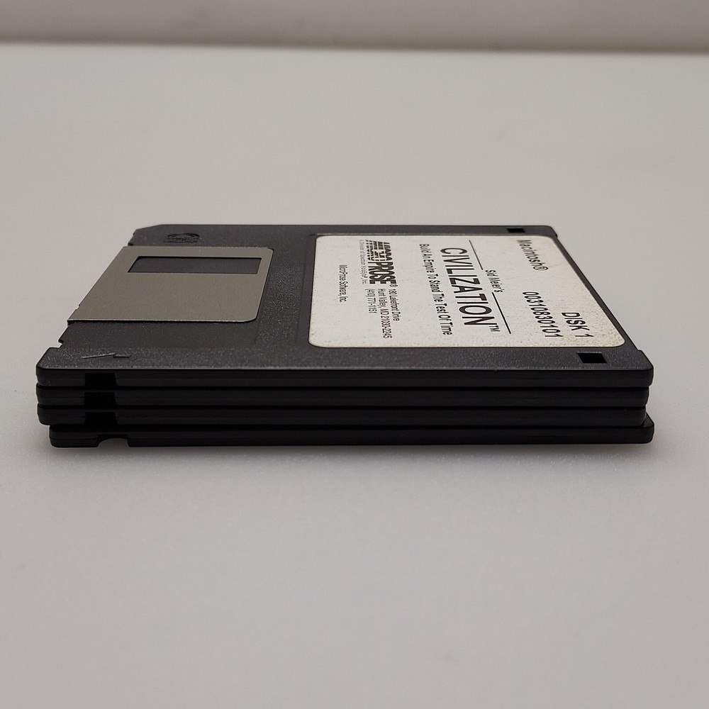 COMPUTER💥WARGAMES💥 RETRO SID MEIER'S CIVILIZATION ORIGINAL VTG MACINTOSH/APPLE