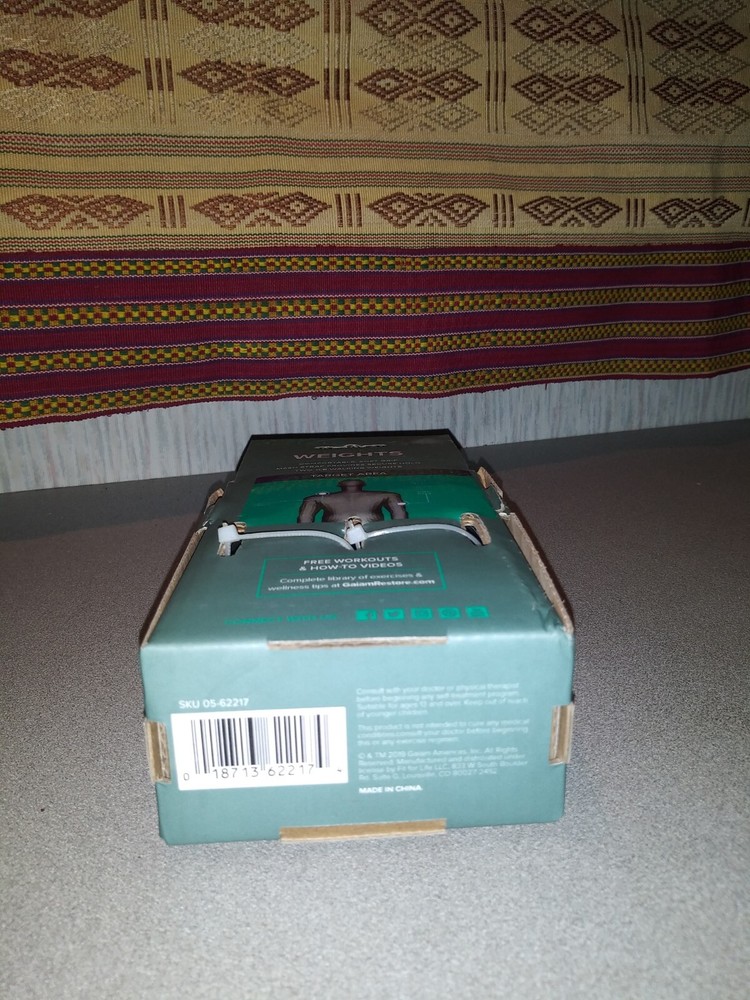 Gaiam Restore 2LB Comfortable Mesh Strap Walking Weights