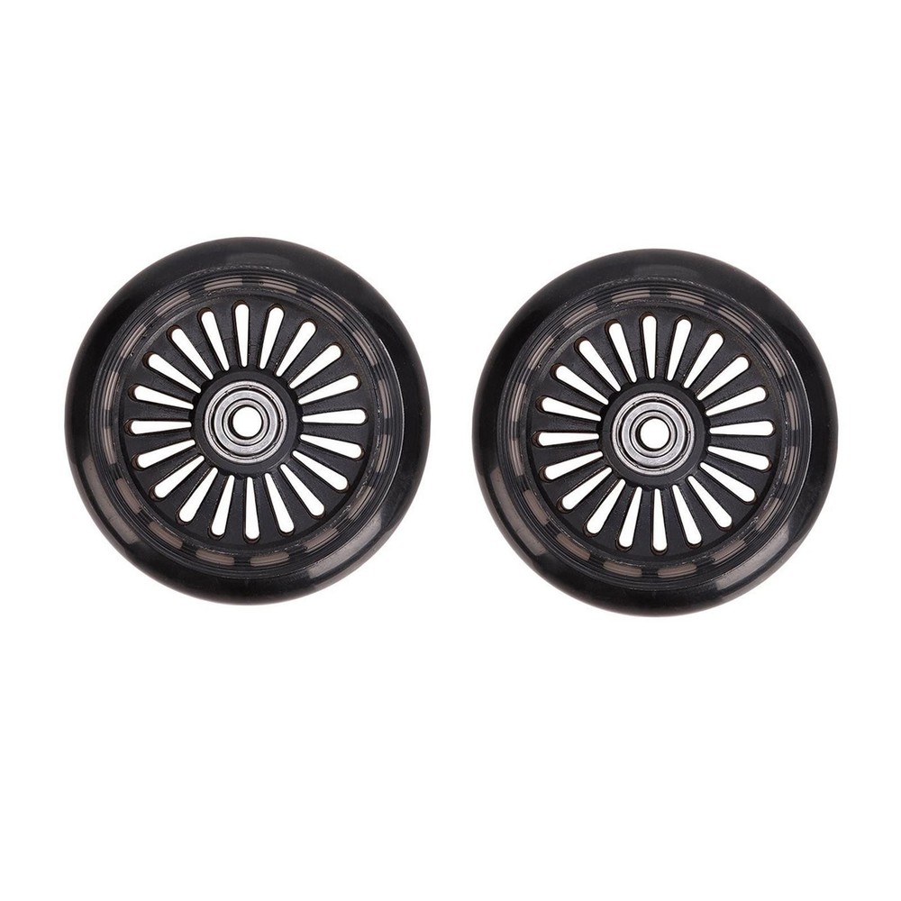 2x Front Stroller Wheels Professional High Strength Smooth Rotation Replace
